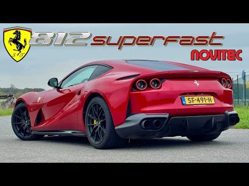 FERRARI 812 NOVITEC 165.000km *351km/h* REVIEW on AUTOBAHN