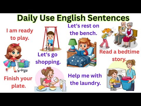 Common Daily Use English Sentences | Learn English for Kids Speaking | English Speaking Practice |
