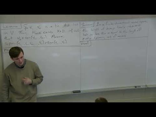 Linear Algebra - Span and Linear Independence (Part 2)