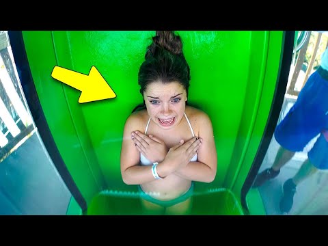 40 САМЫХ НЕЛЕПЫХ МОМЕНТОВ В ПАРКАХ АТТРАКЦИОНОВ, СНЯТЫХ НА КАМЕРУ