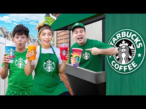 Jason and Alex Eat & Drink in their own Starbucks Cafe