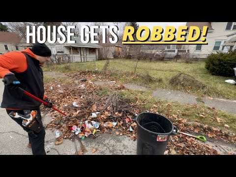 Homeowner ROBBED and property left in SHAMBLES...