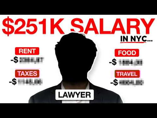 What My $251k Salary ACTUALLY Looks Like In NYC (BigLaw Lawyer)