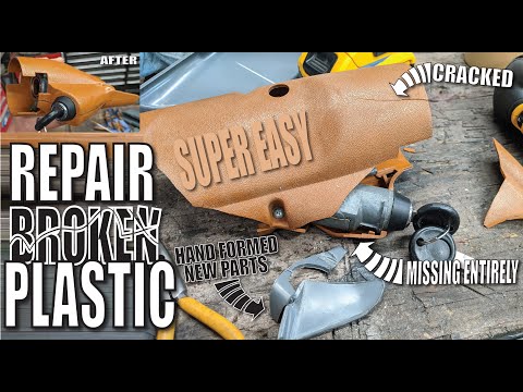 HOW TO FIX broken plastic ULTIMATE Welding Forming Repair techniques