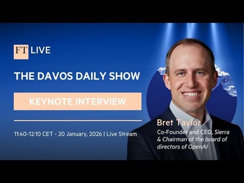 Keynote Interview: Bret Taylor | Davos Daily Show