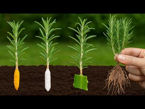 🌿How to Grow and Propagate Rosemary in Pots. Quick and Easy