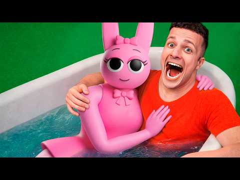 I threw ALL SPRUNKI bath BOMBS into the tub at 3:00 AM !!