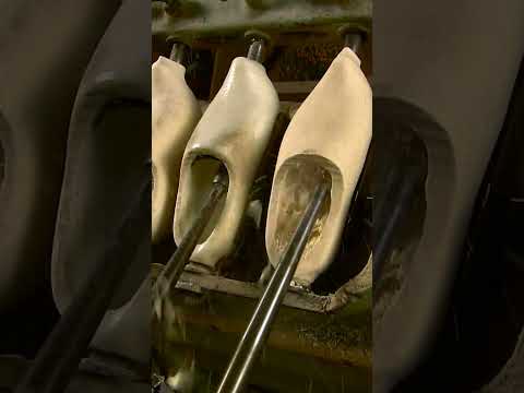 Carving The Way to A Wooden Shoe | How it's Made | Science Channel