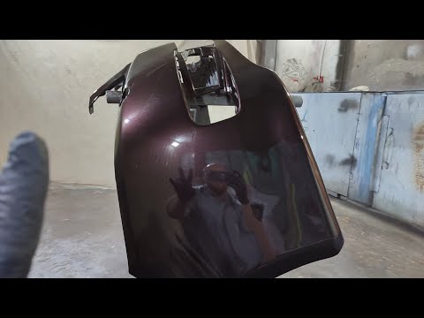 шагрень на лаке.как покрасить в зеркало.