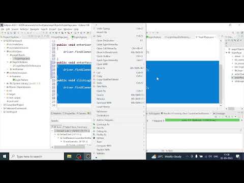 Selenium Cucumber BDD Framework with Java and TestNG - Page Object Model | POM