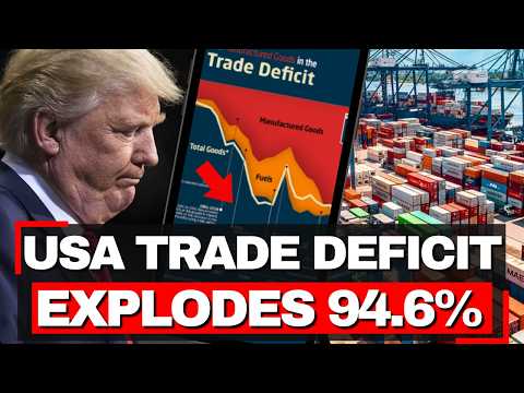 US Trade Deficit EXPLODES 94.6% - Trump's Tariffs Cause Economic Disaster
