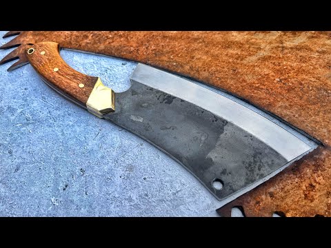 Making A Cleaver From A Saw Blade
