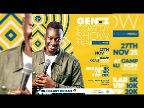 TRY NOT TO LAUGH. Dr Hilary Okello cracks everyone in stand-up comedy