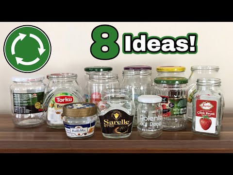 Kullanılmayan Cam Kavanozlar ile Yapılabilecek 8 Harika Fikir