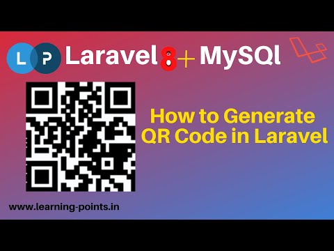 How to Generate QR Code | QR Code Generator using Laravel | Learning Points