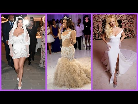 Top 10 Worst Wedding Dresses Worn by Celebrities! Part - 2