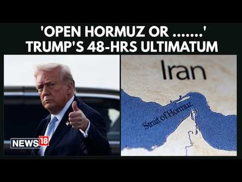 WARNING! Trump Threatens to “Obliterate” Iran Power Plants If Strait of Hormuz Isn’t Reopened | N18G