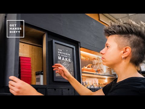 Workshop Storage from Scrap Wood