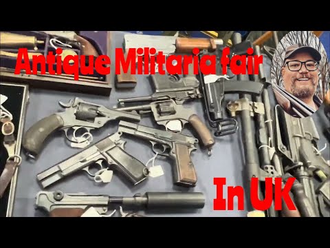 Discovering Hidden Gems: British Antique Firearms , Militaria fair in Wokingham, England
