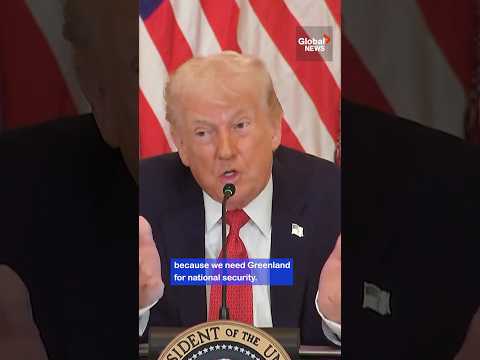 Trump says he may tariff countries that don't support his plan to control Greenland