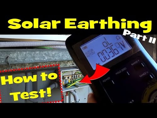 Solar System Continuity Test: How to easily test your earthing.
