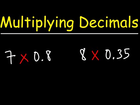 How to Multiply a Whole Number by a Decimal - Math