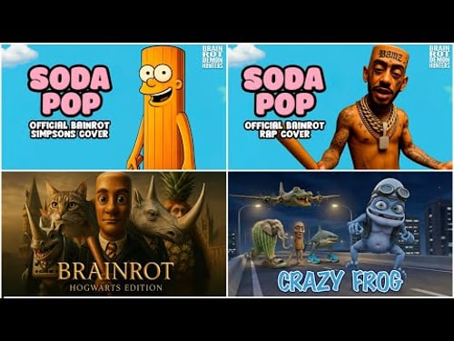 HUNTR/X - Soda Pop vs Crazy Frog vs Internet Brainrot | TILES HOP EPISODE