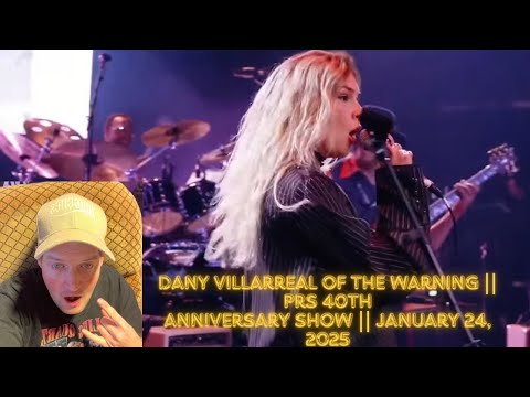 The Fam Jay Crew Reactions / Dany Villarreal of THE WARNING - PRS 40thAnniversary Show