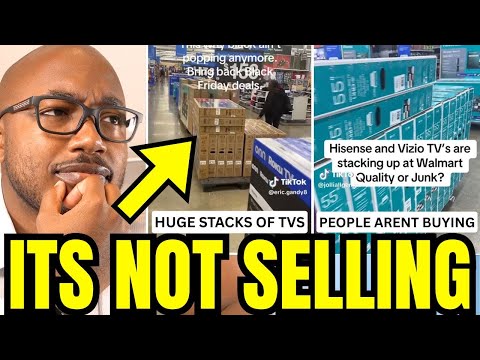 Walmart Is OVERLOADED With Leftover TVs After Black Friday Was EMPTY