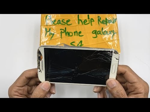 Restoration Destroyed Phone | Samsung Galaxy S4 Crack Screen Repair