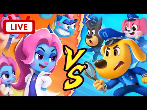 🔴【LIVE】小心AI換臉詐騙 + 更多 | Kids Cartoon | 熱門動畫合集 | 安全警長啦咘啦哆 Sheriff Labrador | BabyBus 寶寶巴士