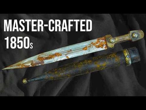 Restoration of a Caucasian Dagger — DAMASCUS BLADE