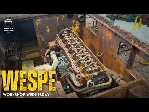 WORKSHOP WEDNESDAY: Ripping off the roof of our WW2 German "WESPE"
