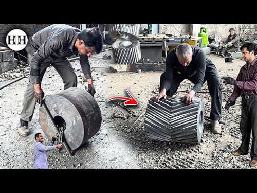 Machining process of Industrial Gear! with old tricks