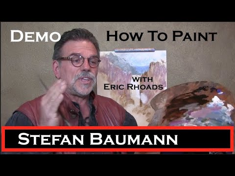 Demo painting with Eric Rhoads See how a painting is thought out with a focal point, 12 Keys, light