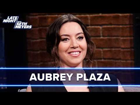 Aubrey Plaza Asks Seth to Deliver Her Baby, Talks About Her Mafia Kittens with Butthole Issues