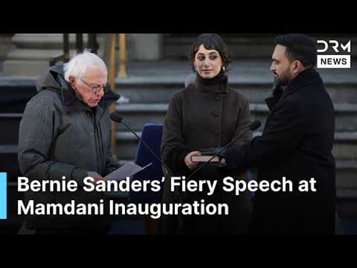 FULL SPEECH: Bernie Sanders Slams Billionaires, Swears In Zohran Mamdani as NYC Mayor | AC1G