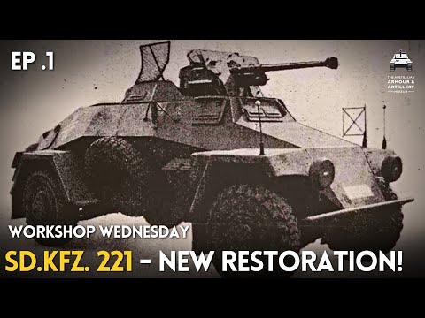 WORKSHOP WEDNESDAY: Restoring the ONLY SdKfz 221 Light Armoured Car in the world!