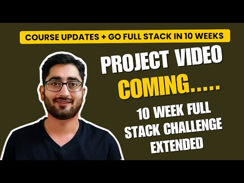 PROJECT VIDEO UPDATE 100 Days Java Spring Boot Bootcamp Update | 10 Week Full Stack Challenge
