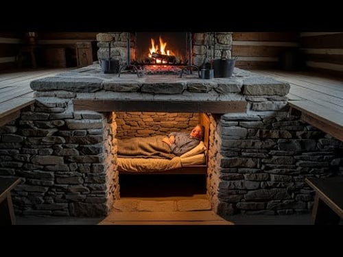 Everyone Laughed When He Slept Under His Fireplace — Until He Stayed 42° Warmer All Night