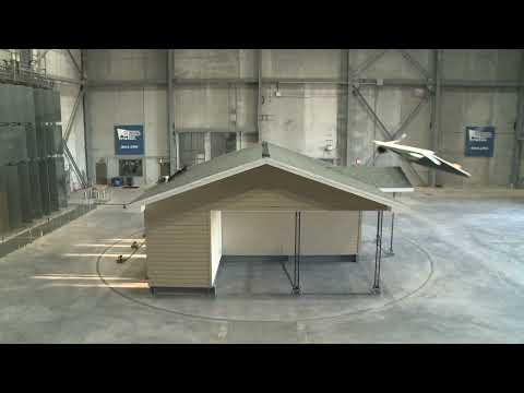 IBHS High Wind Demonstration: Damage Amplifier - Back Patio