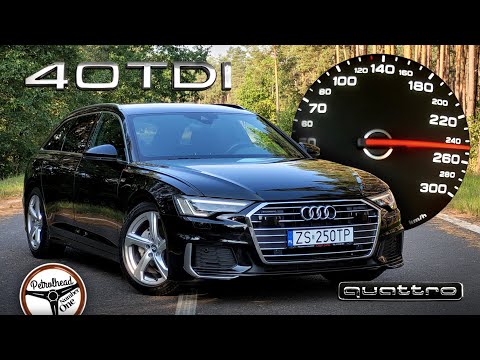 2020 Audi A6 40 TDI Quattro (204 KM) | V-MAX, 0-100, 100-200 km/h, prezentacja, spalanie, TEST. | 4K