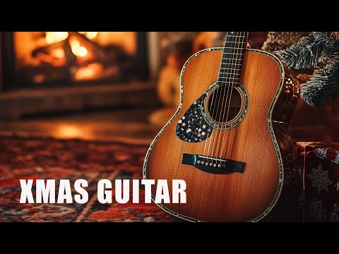 Relaxing Christmas Music & Fireplace | Traditional Christmas Songs | Christmas Guitar Music
