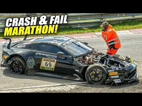 NÜRBURGRING MEGA CRASH & FAIL SPECIAL! 100+ Minutes of Crashes, BAD Driving, Mistakes & Fails!