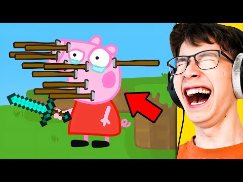 Peppa Pig VS Minecraft! (Funny Animation)