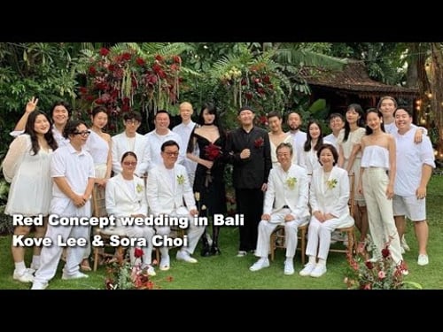 (sub) Kove Lee & Sora Choi's Bali wedding / Kove Lee & Sora Choi wedding in Bali