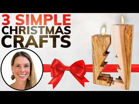 CRAFTING Christmas MAGIC: Top 3 Low Cost Woodworking Projects (Free Plans & Templates)
