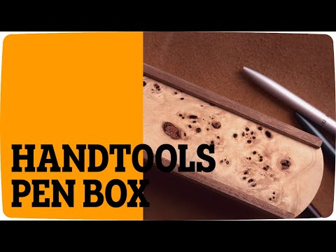 Making of a charming little walnut pen box.
