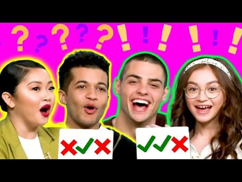 Guess the Celeb by Their VOICE w/ Lana Condor, Noah Centineo, Jordan Fisher, and Anna Cathcart