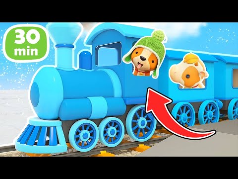 🚗🐾 Helfer Autos – Fahrzeuge und Tiere! Lehrreiche Zeichentrickfilme für Kleinkinder